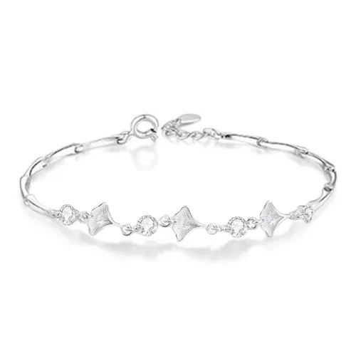 Love Link 925 Sterling Silver Bracelets Women's