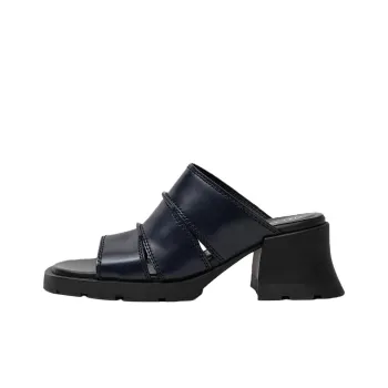 MIISTA Slide Slippers 6.5cm Women's Marine Blue