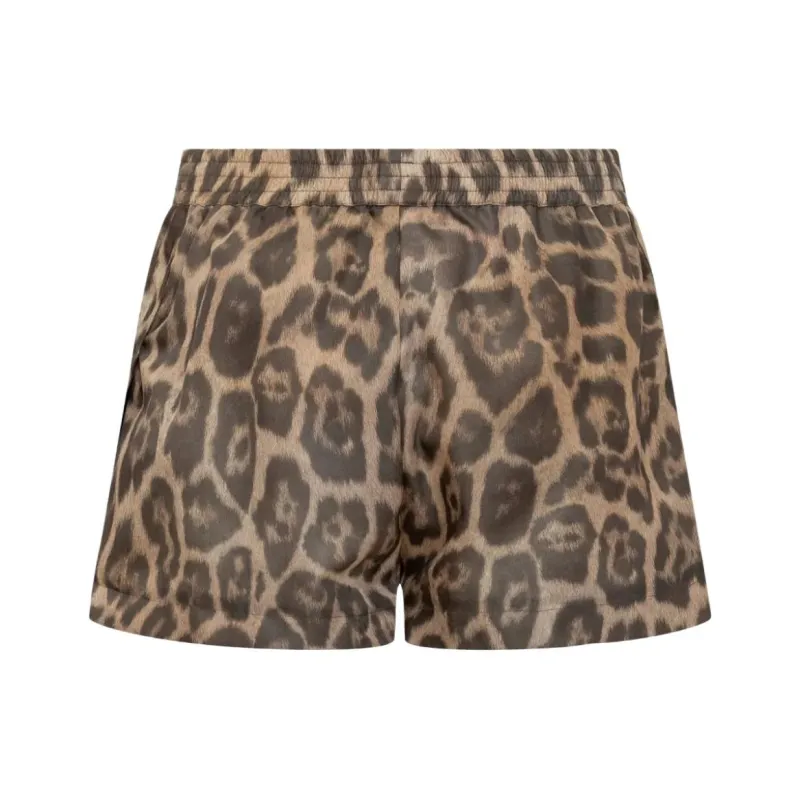 Stella McCartney Leopard Printed Shorts-1