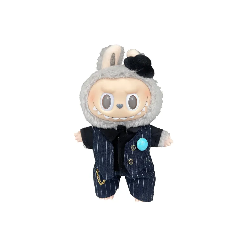 [Modified Doll] POP MART Labubu THE MONSTERS Heartbeat Macaron Collection The Piano In The Sea, Cute Hang Tag Box 17cm-25