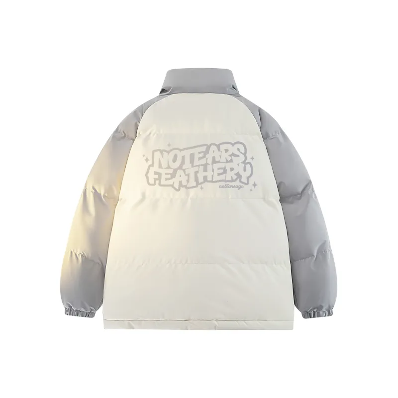 No Tears Puffer Jacket Unisex Black-7