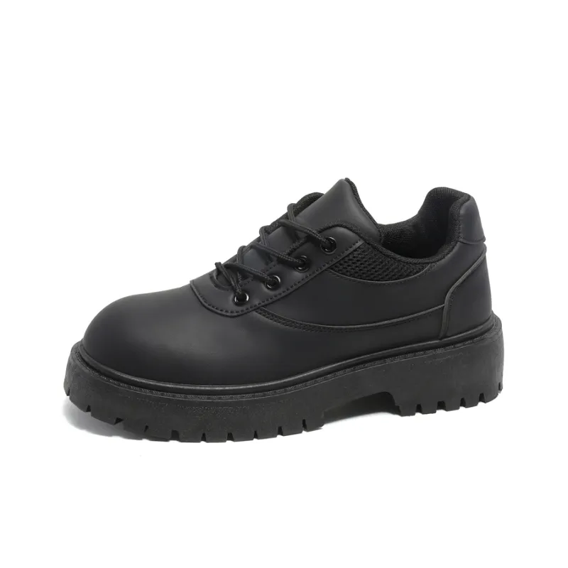Gai Renpu Breathable Lightweight Height Increasing Low Top Casual Shoes Men's Black-1