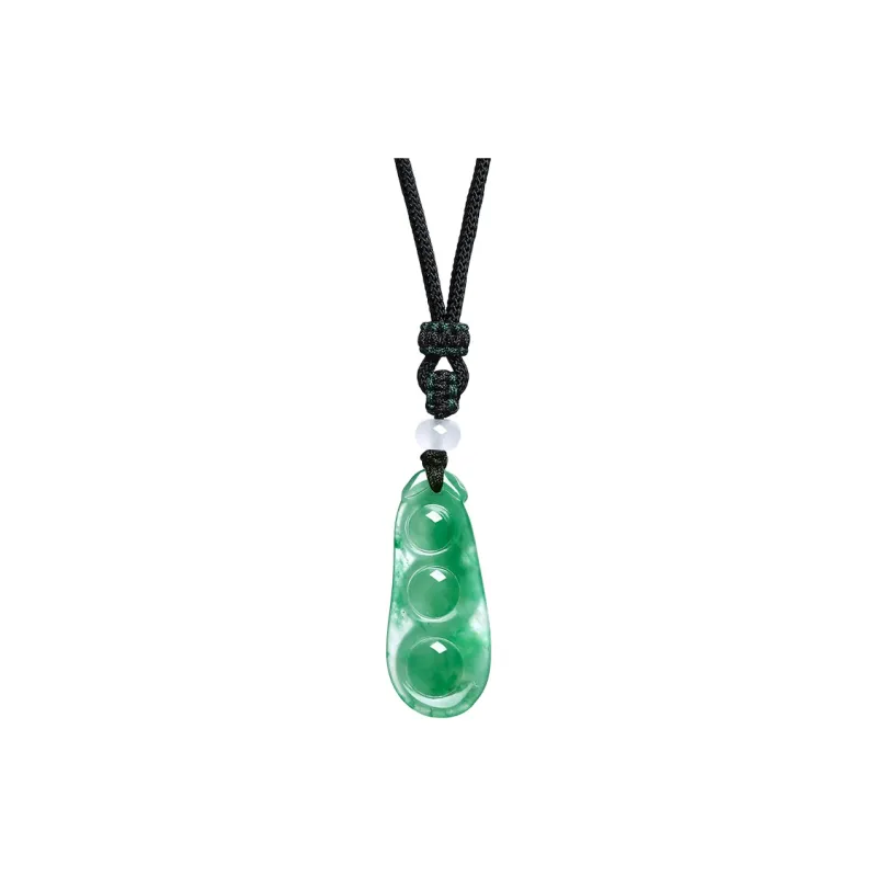 LIU GUI FU JEWELRY Natural African Emerald Necklaces Women's-2