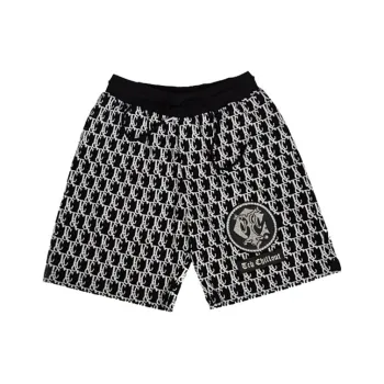 TCH Casual Shorts Unisex Black With White Logo