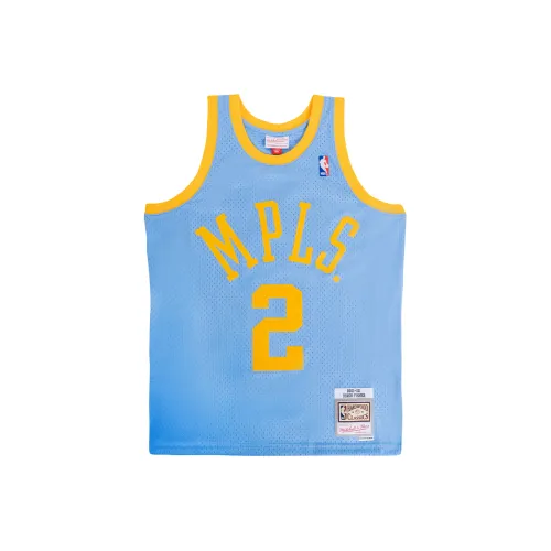 Mitchell Ness Basketball Jerseys Unisex Sky Blue