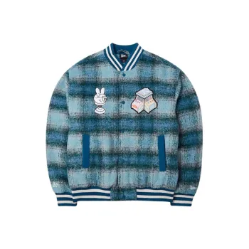 New Era Puffer Jacket Unisex Blue