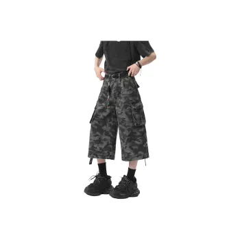YATSI Denim Shorts Unisex City Camouflage