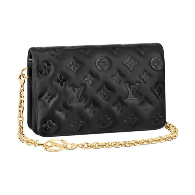 LOUIS VUITTON Pochette Coussin Black-0