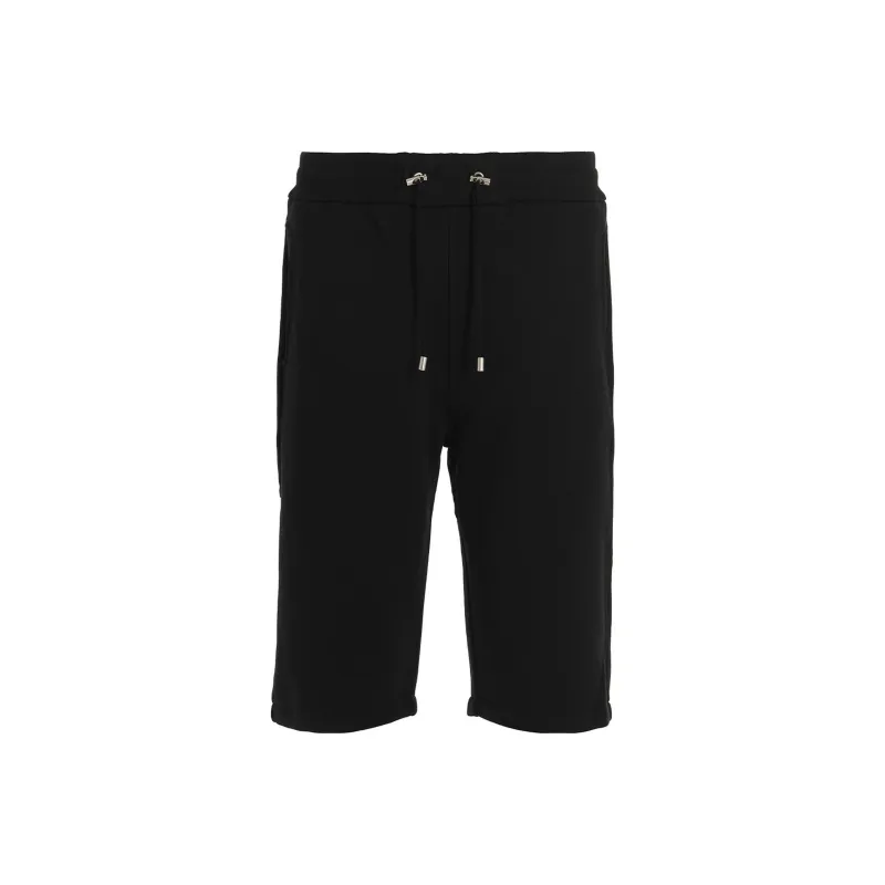 BALMAIN Knee Length Drawstring Bermuda Shorts-0