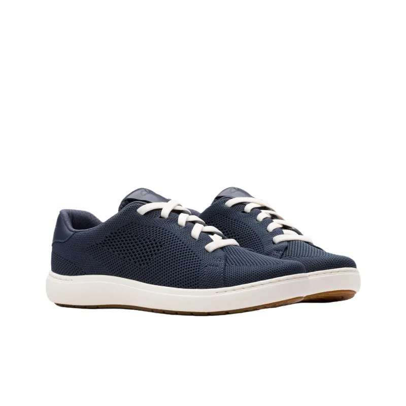 Clarks Nalle Walk Breathable Low Top Casual Shoes Women's Marine Blue-2