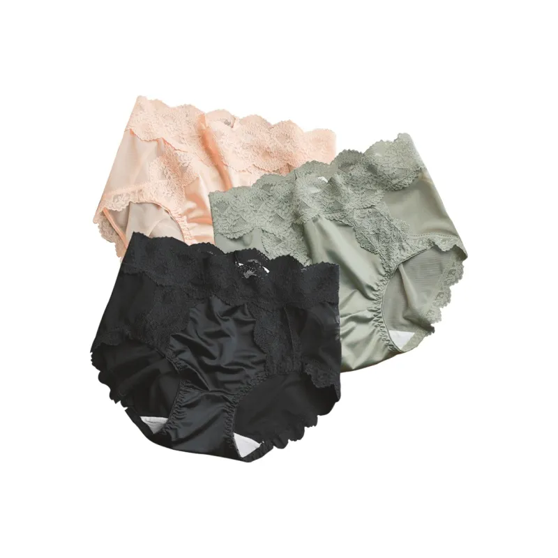 XIA.WA.ZHI.XIU Underpants Women's Shopping Bag 3 Pack-9