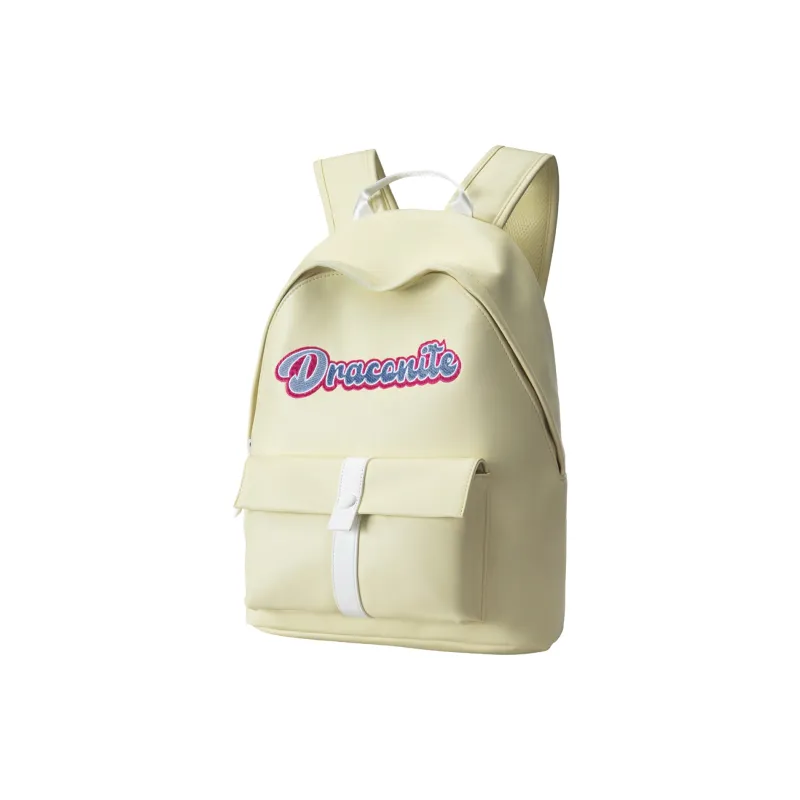 DRACONITE PU Student Backpack Regular Unisex Black-48