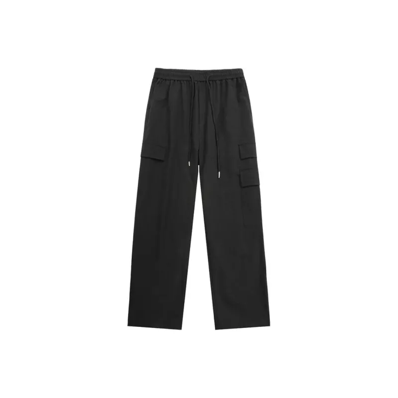 Lulifama Casual Pants Unisex Dark Gray-2