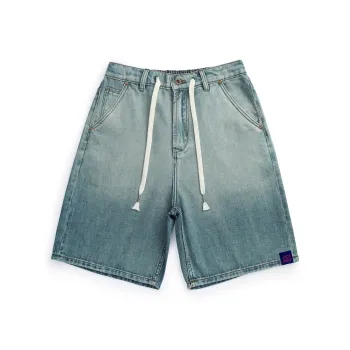 JUCY JUDY Denim Shorts Unisex Gradient Blue