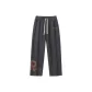[Fall Winter Fleece-Lined]Dark Gray (Y Letter Sign Pants Logo _Y Spray Letter Lower Right Front of Pants)