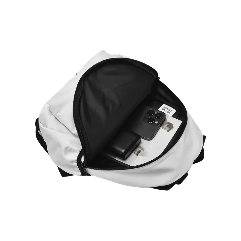 Soundbyte Polyester Backpack Unisex White-3