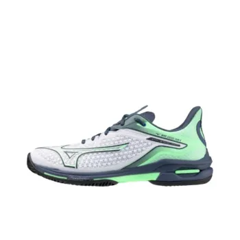 Mizuno Wave Exceed Tour 6 Cushioning, Slip Resistant, And Abrasion Resistant Low Top Tennis Shoes Unisex Mint Green