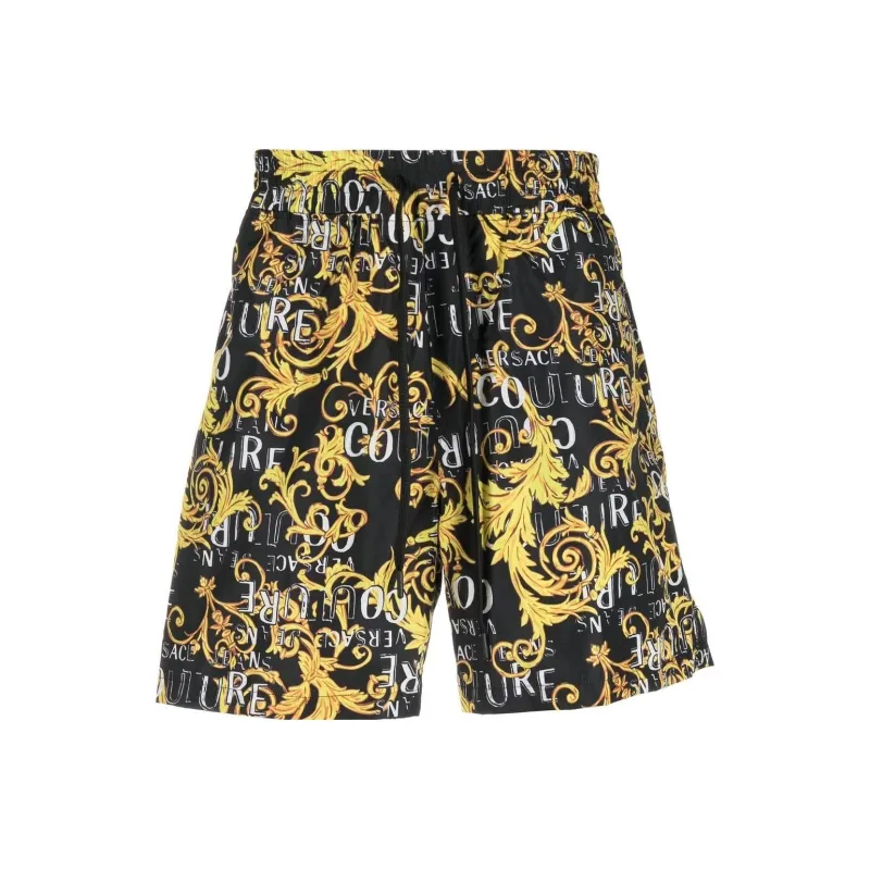 VERSACE JEANS COUTURE Casual Shorts Men Black-0