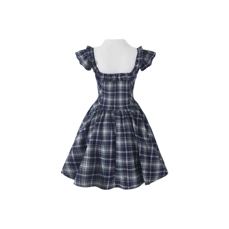 Qiuerle Short Sleeved Dress Women's-1