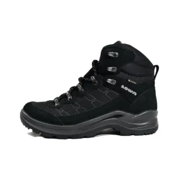 Lowa Wear resistant And Waterproof Mid Top Hiking Shoes Men's Black