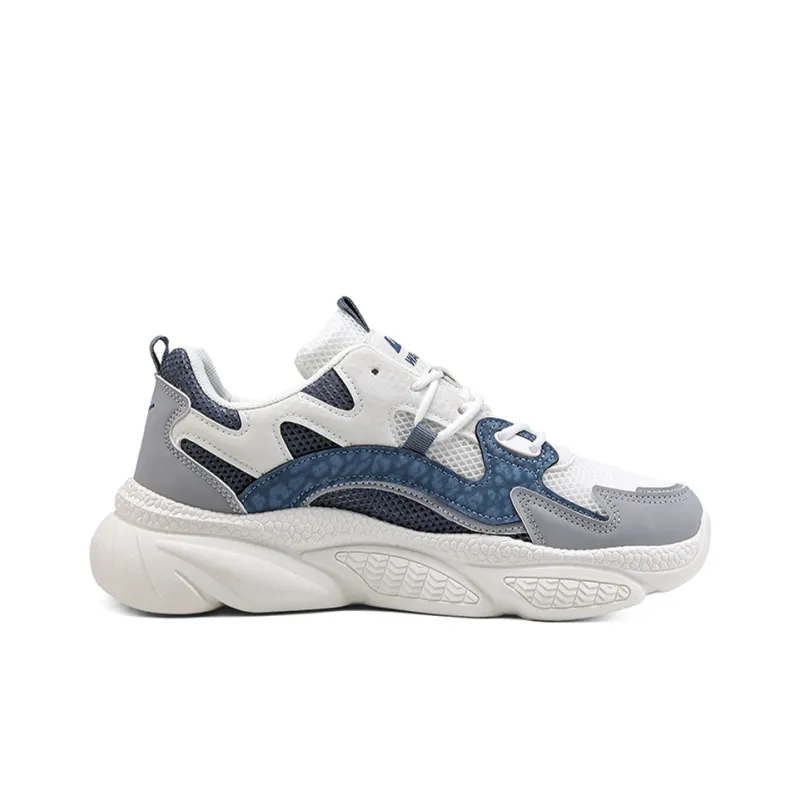 Warrior Abrasion Resistant Lightweight Height Increasing Low Top Chunky Sneakers Men's-8