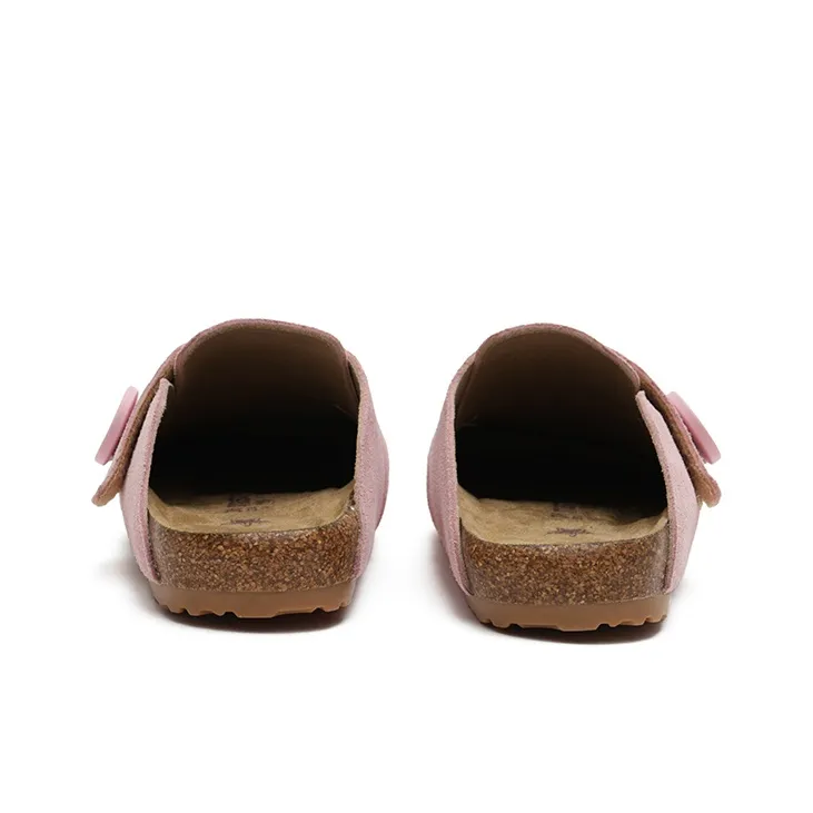 MASOOMAKE Rubber Sole Embroidery Closed Toe Slippers Women's-30