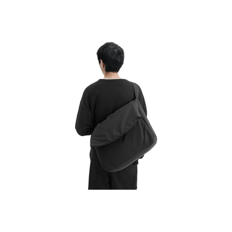 Nice Rice Fabric Messenger Bag, Crossbody Bag, Shoulder Bag Medium Size Unisex Multicolor-6