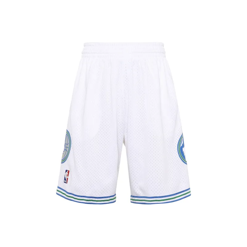 Mitchell Ness Basketball Shorts Unisex White-0