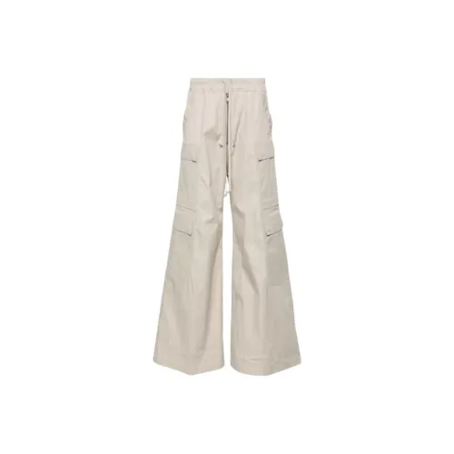 RICK OWENS Cargobelas Drawstring Wide Leg Trousers