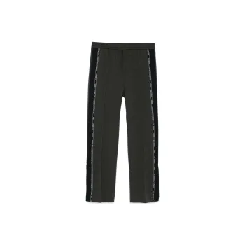 GUCCI Logo Trim Tapered Leg Trousers