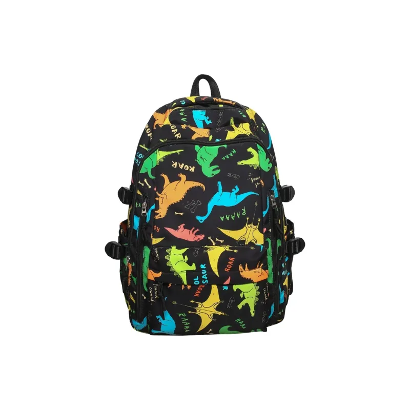 H YXIANG Nylon Backpack Unisex Multicolor-3