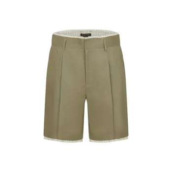 URBAN REVIVO Casual Shorts Men's Coffee Brown