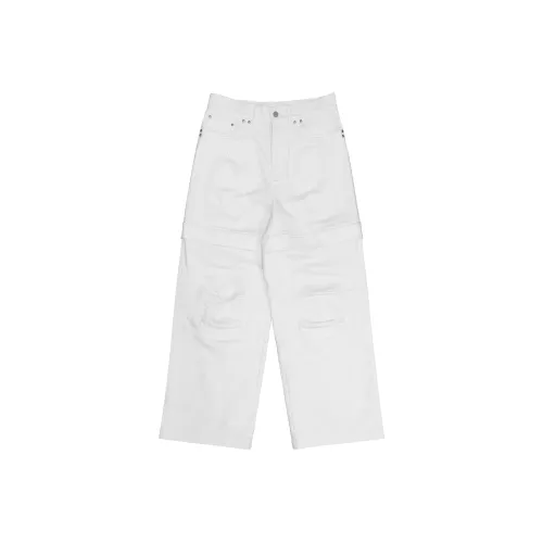 FARFROMWHAT SS24 Casual Pants Men's White