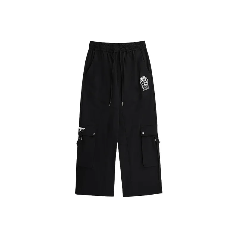 Boy London x PAOPAOMATE,LIANMINGKUAN Casual Pants Unisex Black-0