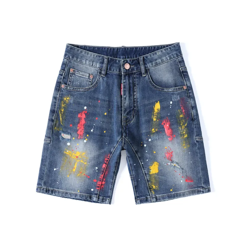 SANTASTIC Denim Shorts Men's Blue-0