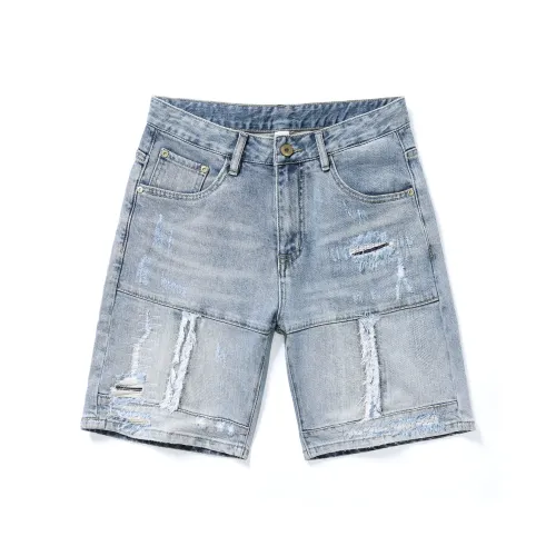 SANTASTIC Denim Shorts Men's Blue