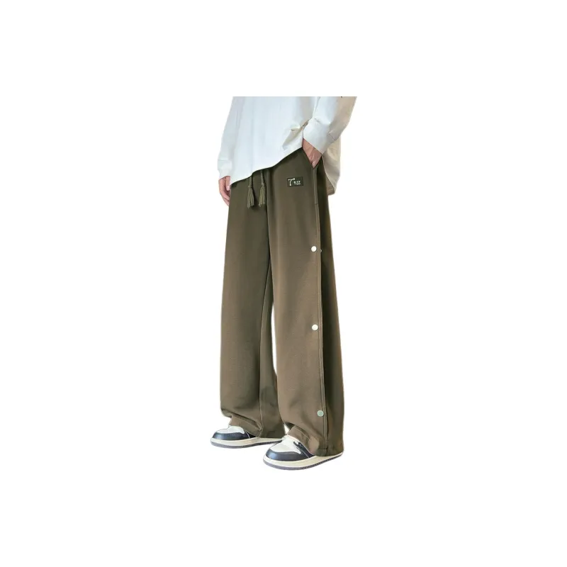 Tonlion Casual Pants Unisex Grass Green-0