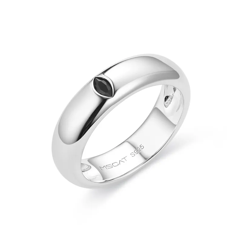 MSCAT 925 Sterling Silver Rings Women's-4