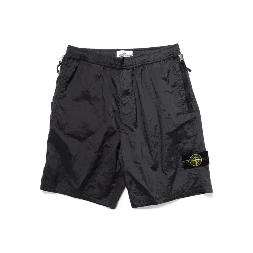 STONE ISLAND Casual Shorts Men's Charcoal Black