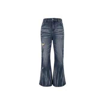 BJHG Jeans Unisex Lake Pattern Blue