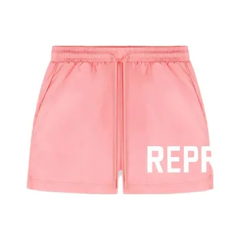 REPRESENT Logo-Printed Elastic Waist Swim Shorts
