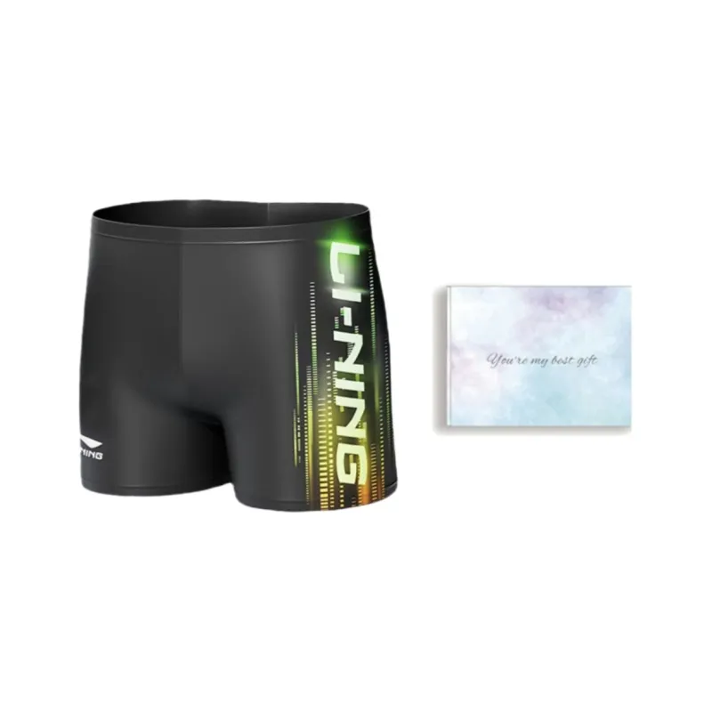 LiNing Swimming Shorts Men's Black-371
