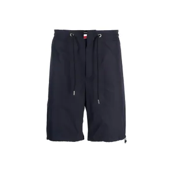 Moncler Logo patch Drawstring Bermuda Shorts