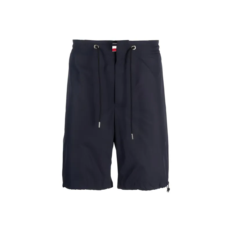 Moncler Logo patch Drawstring Bermuda Shorts-0