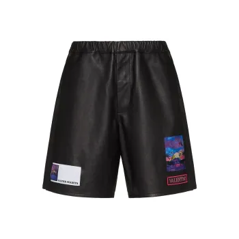 Valentino Casual Shorts Men's Black