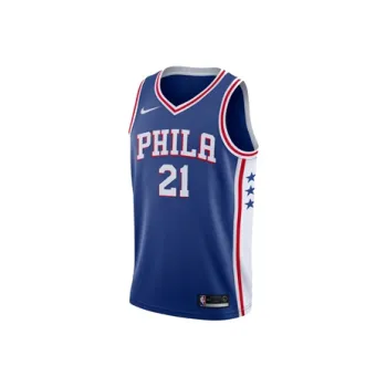 Nike Joel Embiid Philadelphia 76ers 2023/24 Icon Edition Big Kids' Nike Nba Swingman Jersey