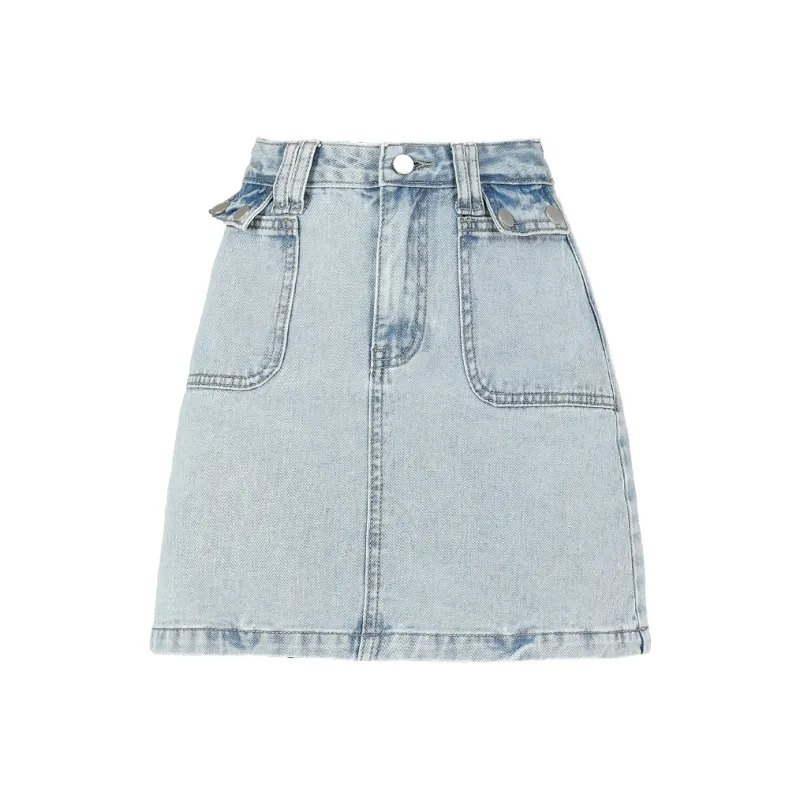 JEANSWEST Denim Short Skirts Women's-1