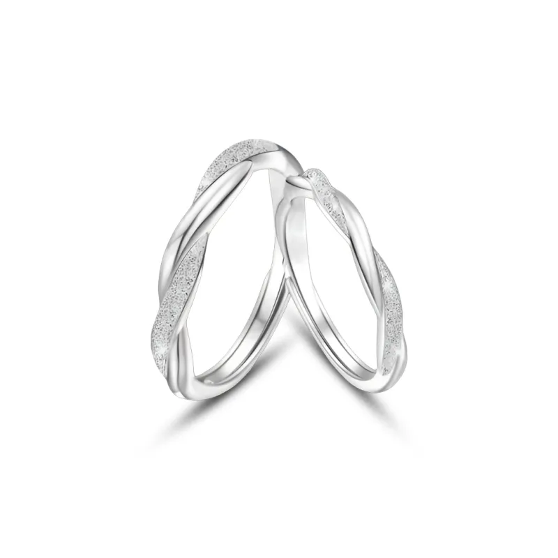 Treasure Flaws S999 Fine Silver Rings Unisex Silver-0