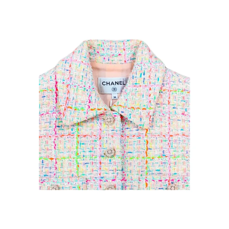 CHANEL 24C Early Spring Vacation Collection Vest Women's White-2