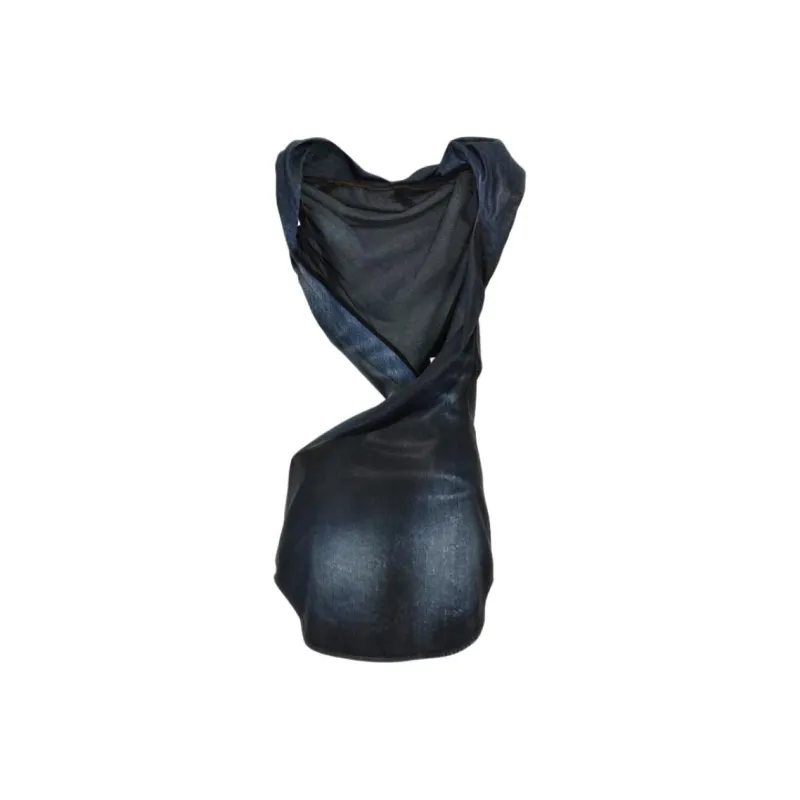 DIESEL De Brey Fsg Glossy Coated Denim Dress-1